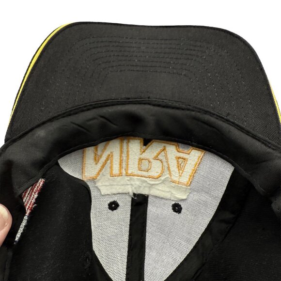 NRA Black / Gold Embroidered Strapback Cap – National Rifle Association Hat - Picture 11 of 11